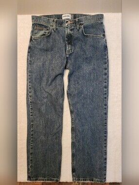 Wrangler Men's Loose Fit MGW30GI Medium Wash Jeans Size 32/30